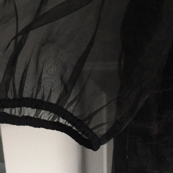 Organza puff sleeve dressy top from English Factory M - Picture 4 of 9